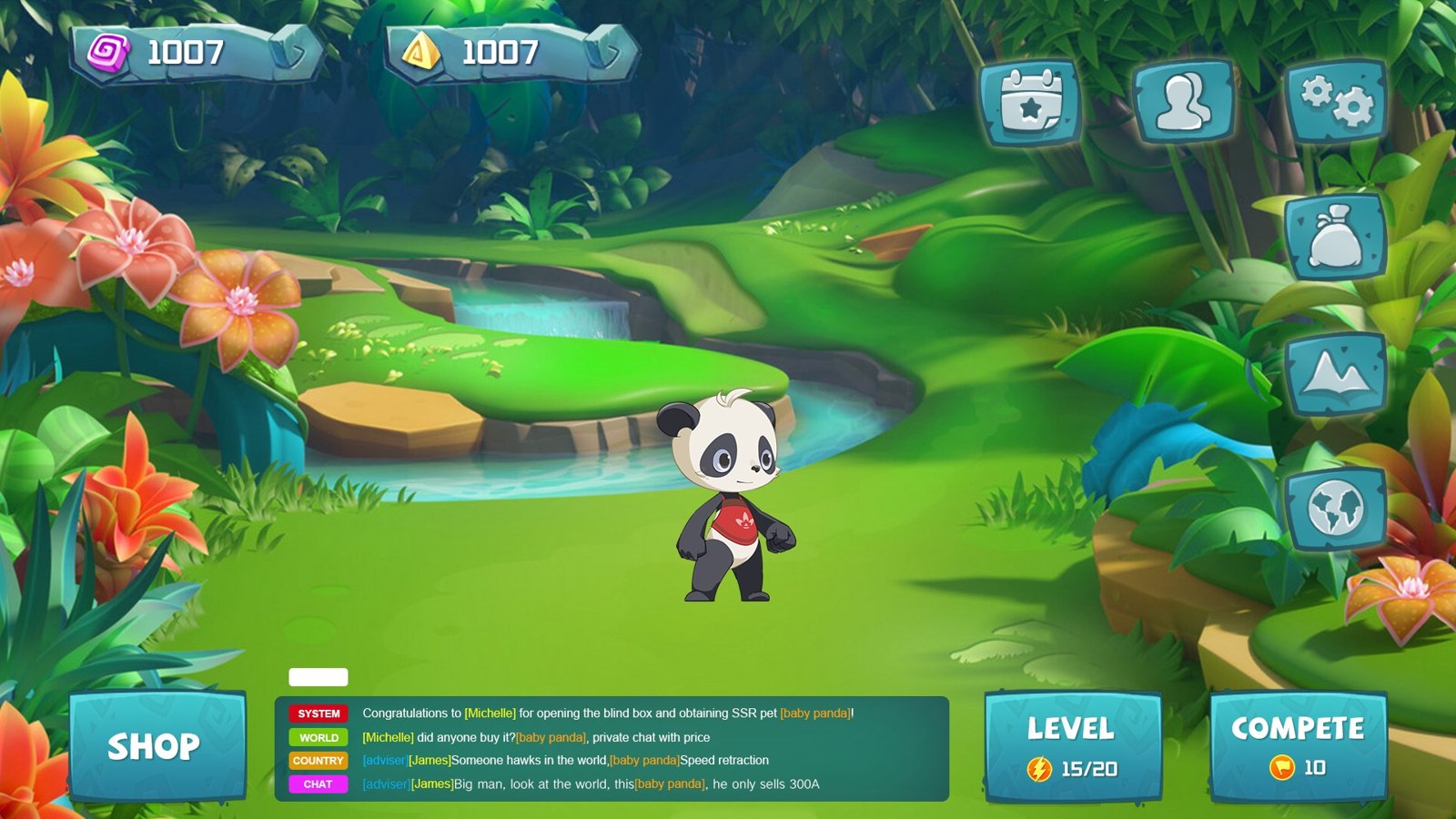 Original iWorld forest habitat